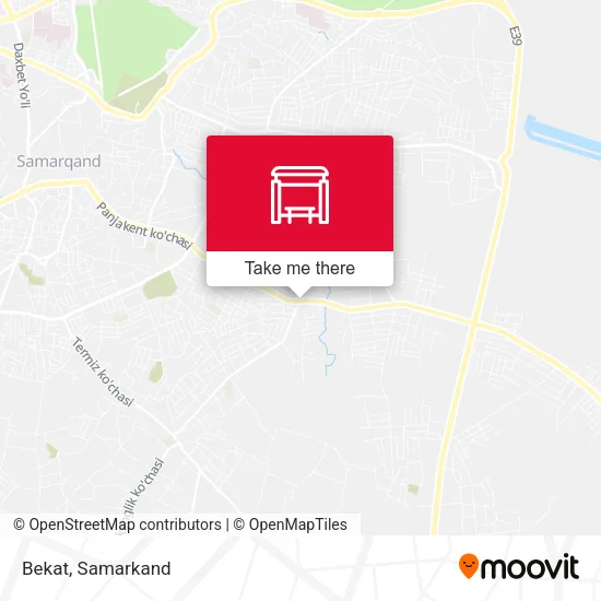 Bekat map