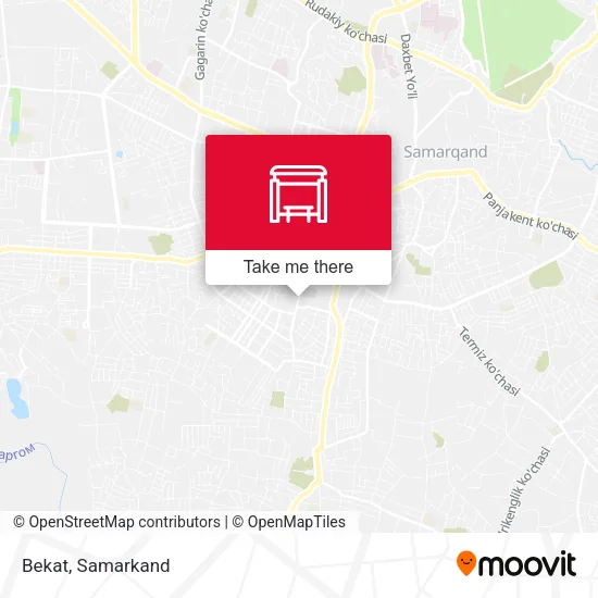 Bekat map