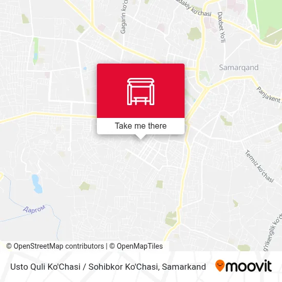 Usto Quli Ko'Chasi / Sohibkor Ko'Chasi map