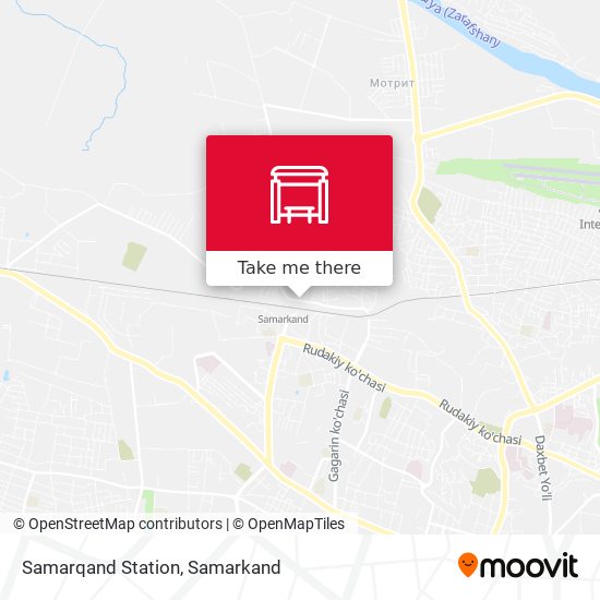 Samarqand Station map