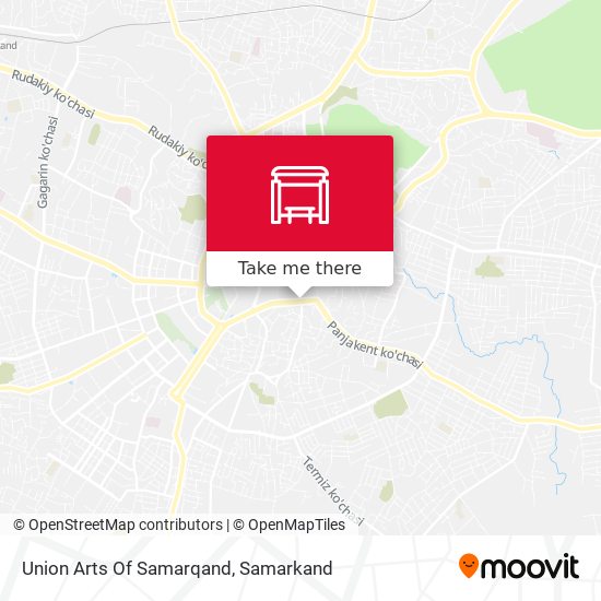 Union Arts Of Samarqand map