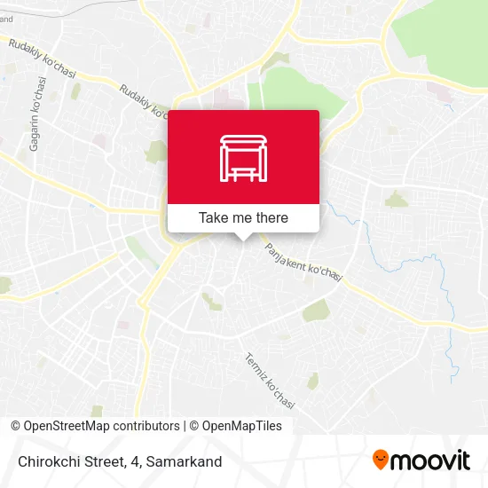 Chirokchi Street, 4 map