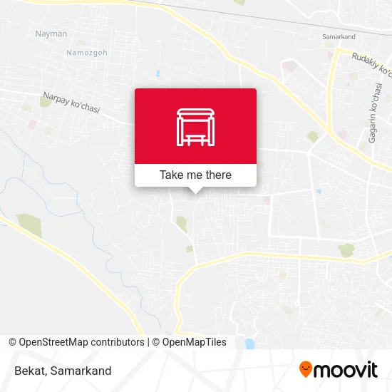 Bekat map