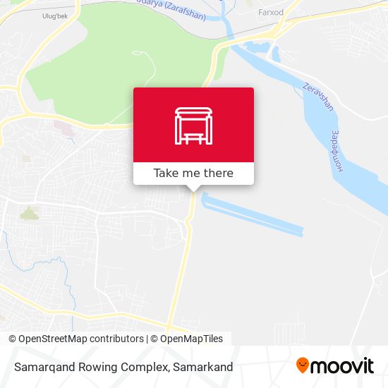 Samarqand Rowing Complex map