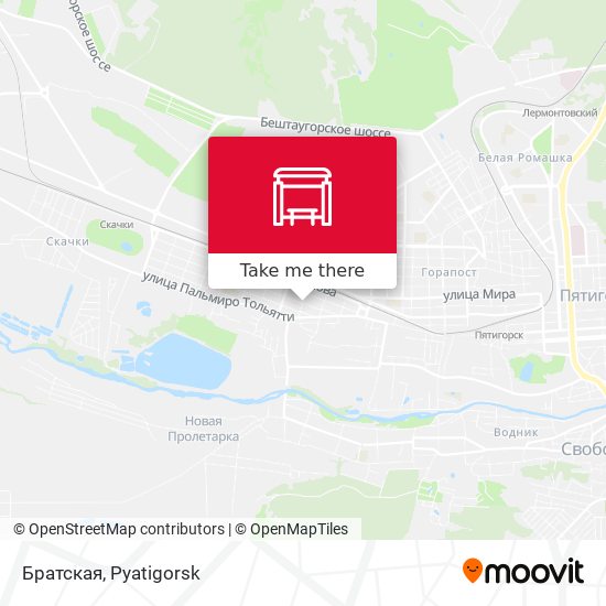 Братская map