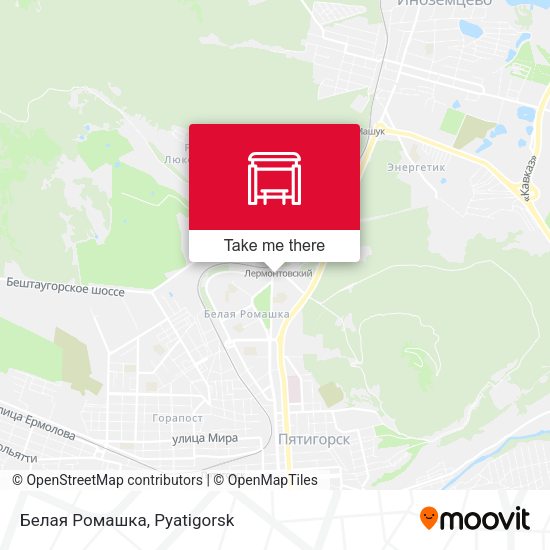 Белая Ромашка map