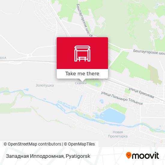 Западная Ипподромная map