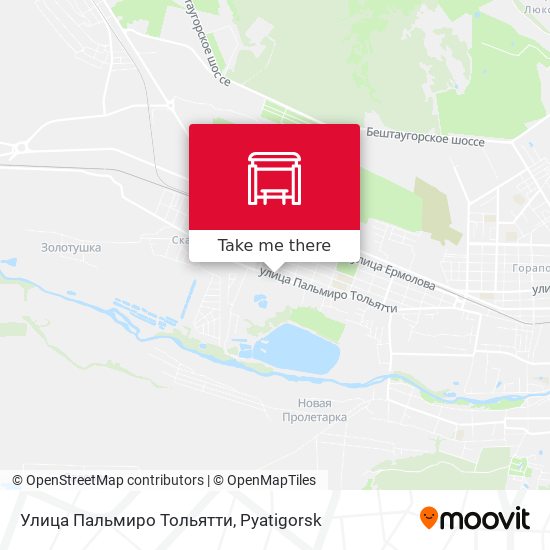 Улица Пальмиро Тольятти map
