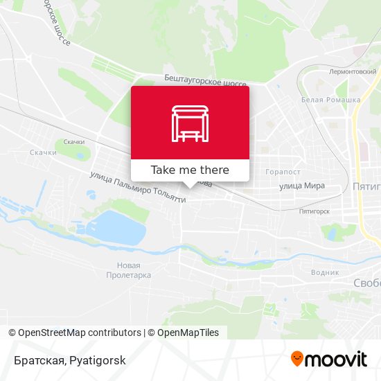 Братская map