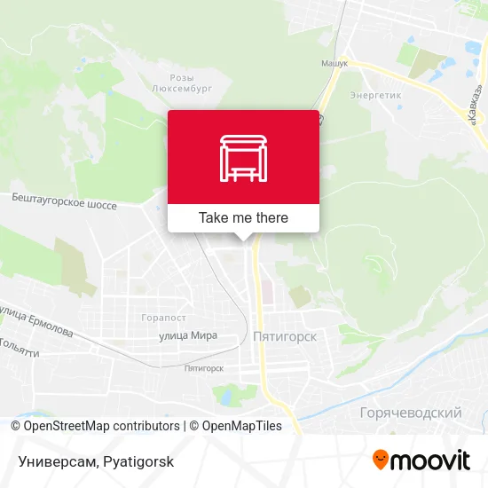 Универсам map