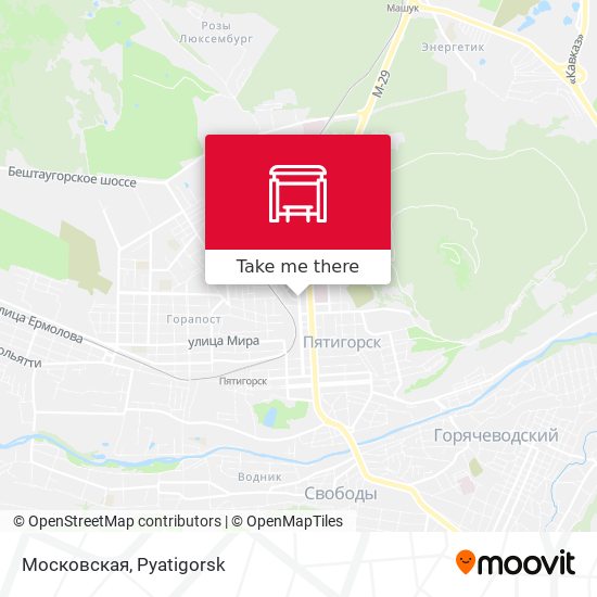 Московская map