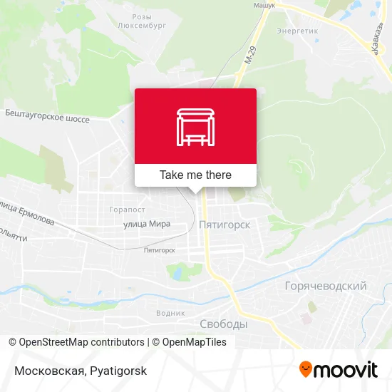Московская map