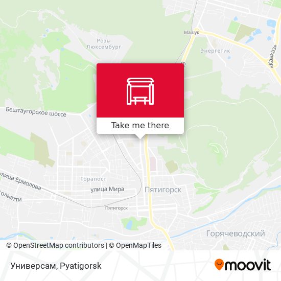 Универсам map