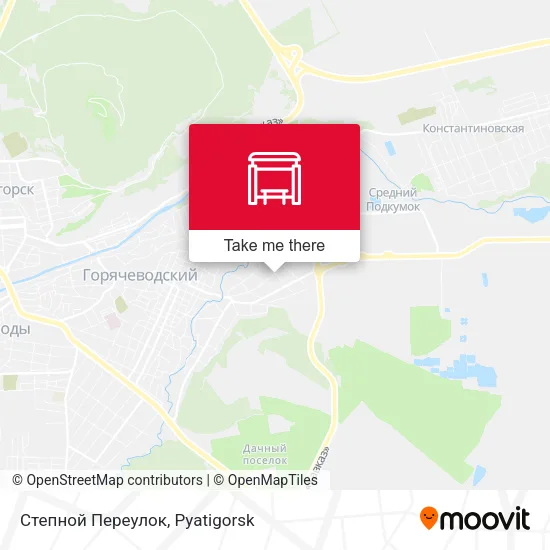 Степной Переулок map