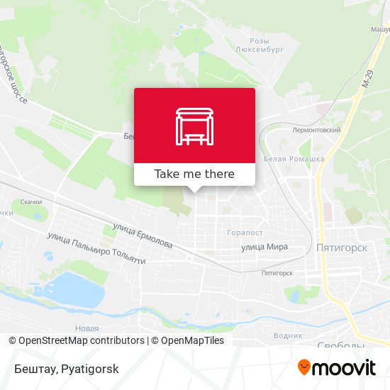 Бештау map