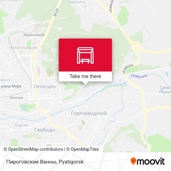Пироговские Ванны map
