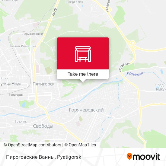 Пироговские Ванны map