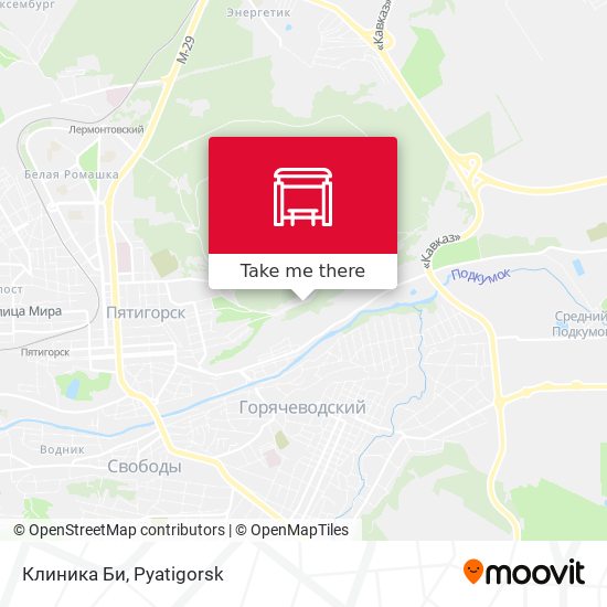 Клиника Би map