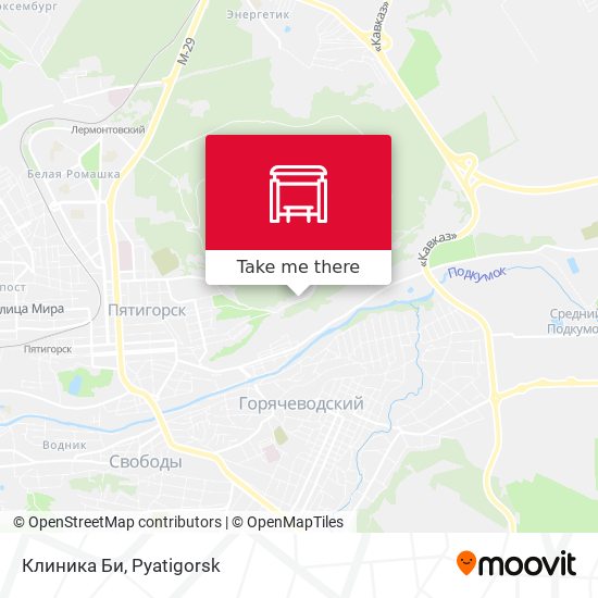 Клиника Би map