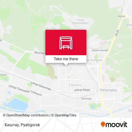 Бештау map