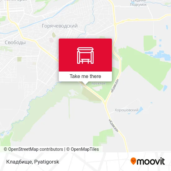 Кладбище map