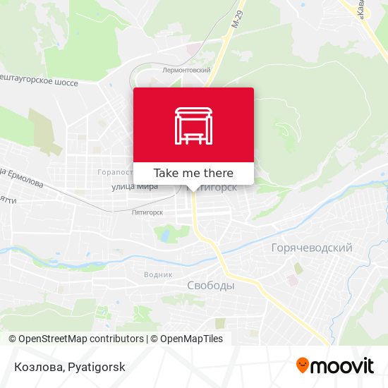Козлова map