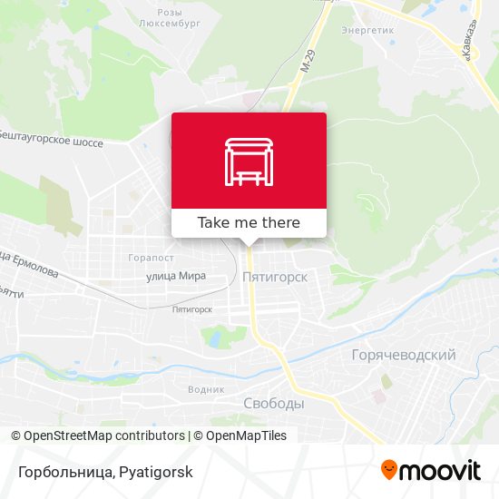 Горбольница map