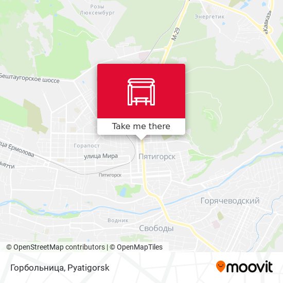 Горбольница map