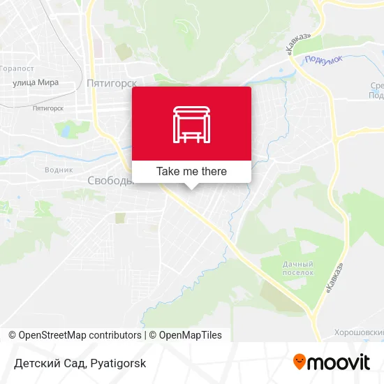 Детский Сад map