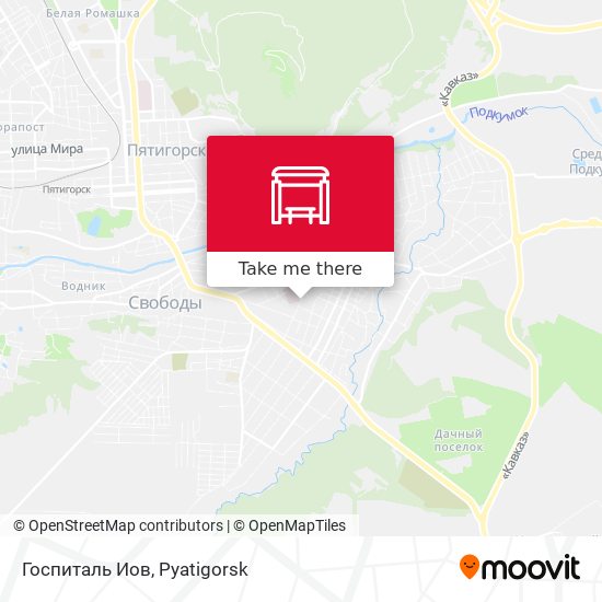 Госпиталь Иов map