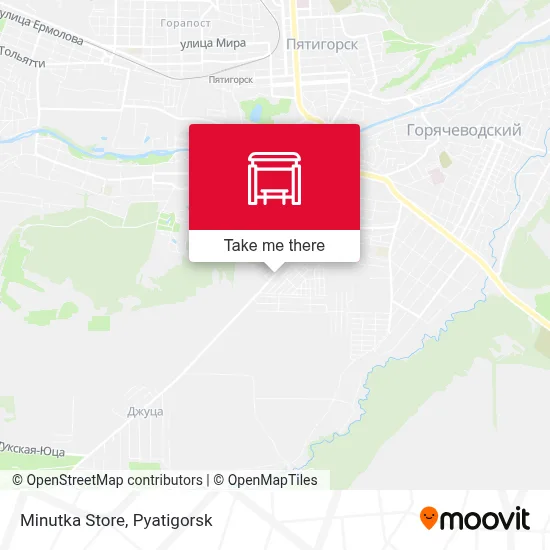 Minutka Store map