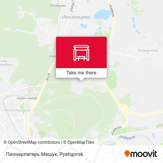 Пионерлагерь Машук map