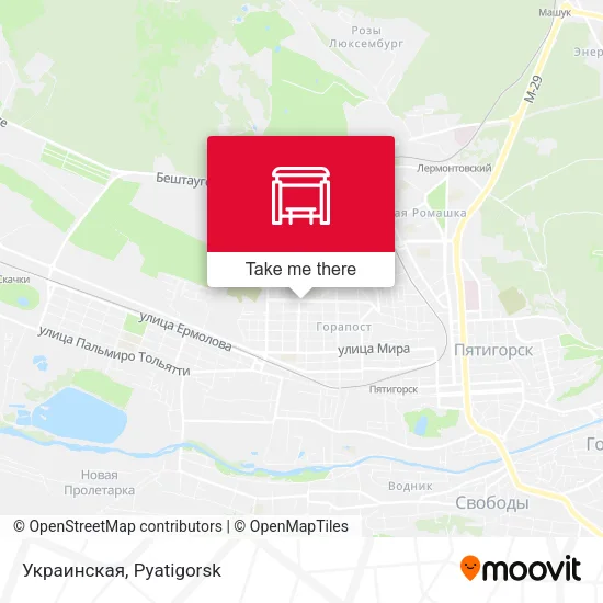 Украинская map