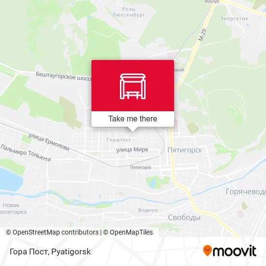 Гора Пост map
