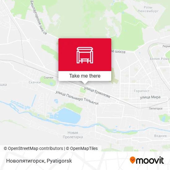 Новопятигорск map