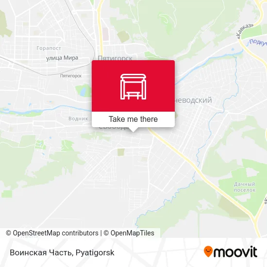 Воинская Часть map