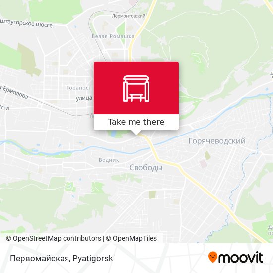 Первомайская map