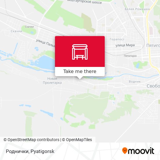 Роднички map
