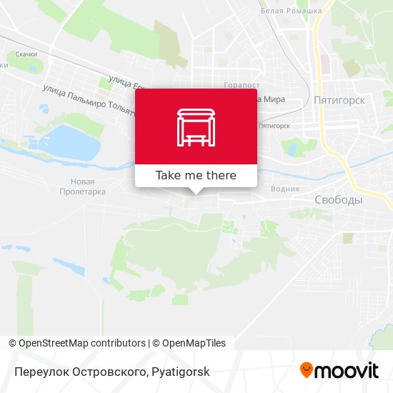 Переулок Островского map