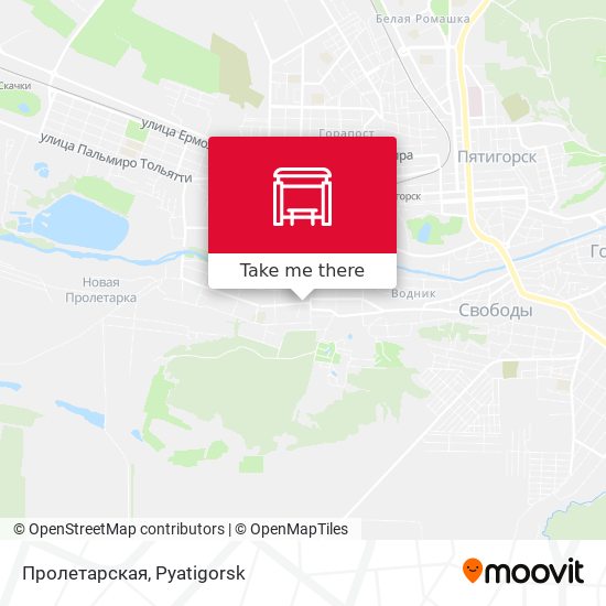 Пролетарская map