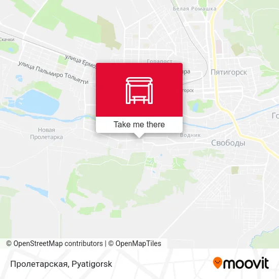 Пролетарская map