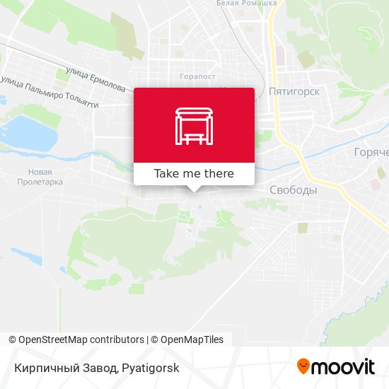 Кирпичный Завод map
