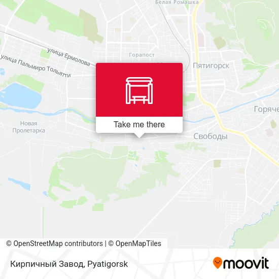 Кирпичный Завод map