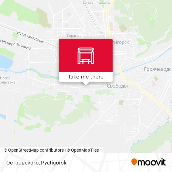 Островского map