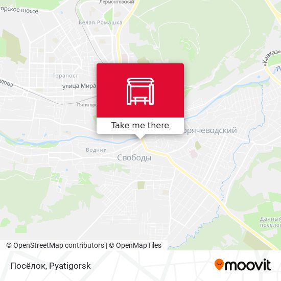 Посёлок map