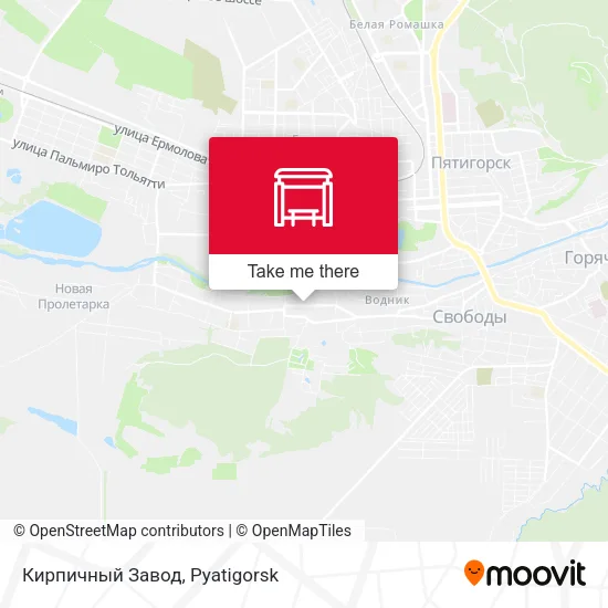 Кирпичный Завод map