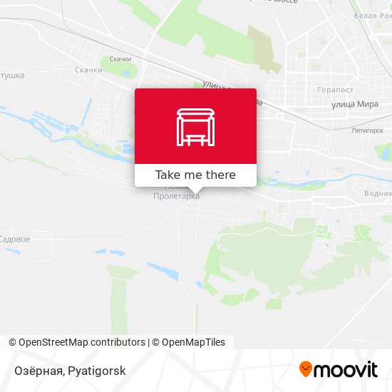 Озёрная map