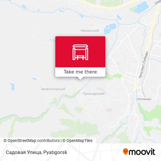 Садовая Улица map