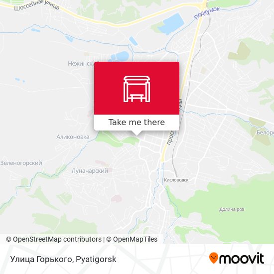 Улица Горького map