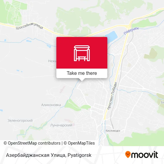 Азербайджанская Улица map